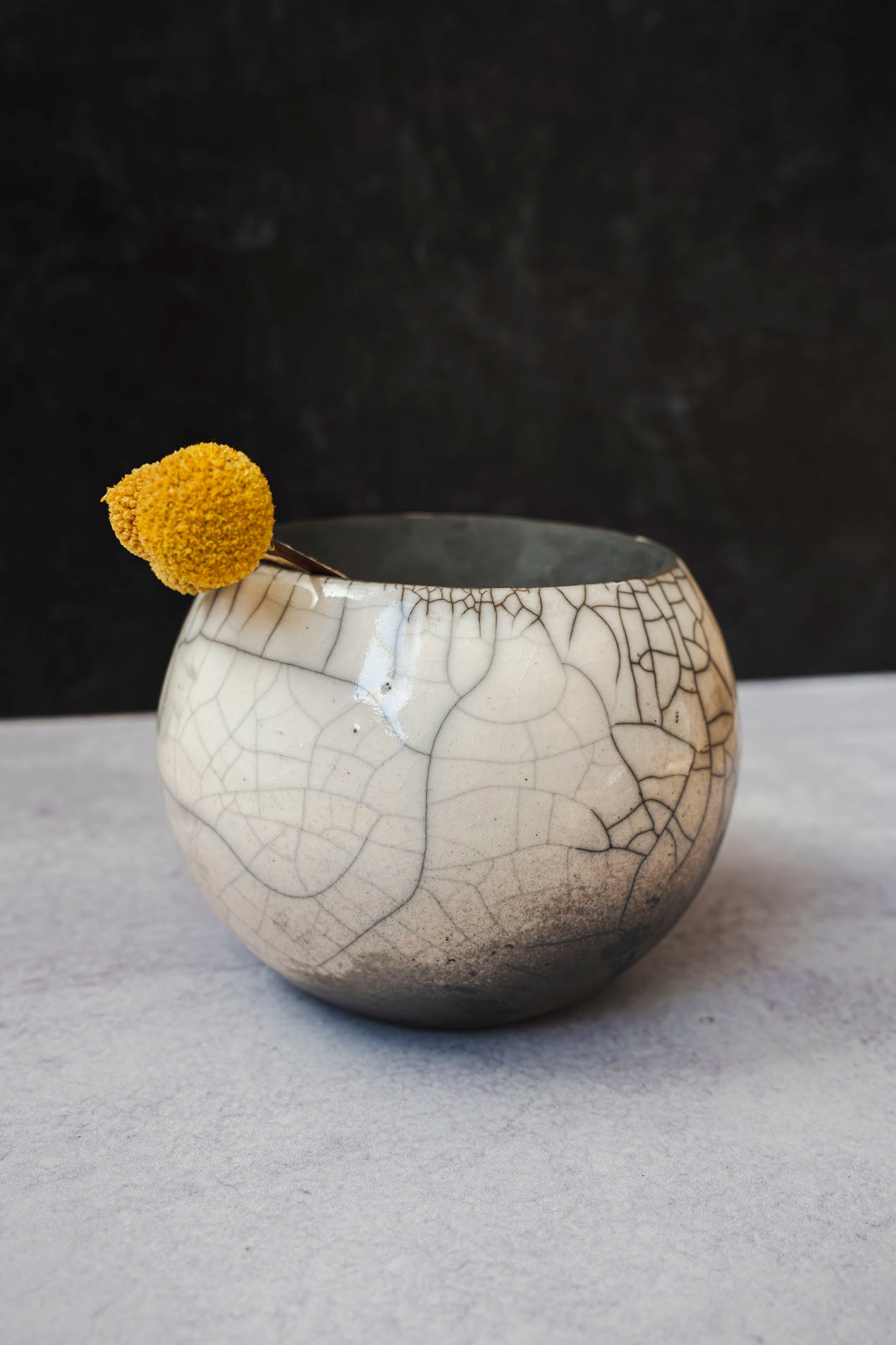 Raku Vase