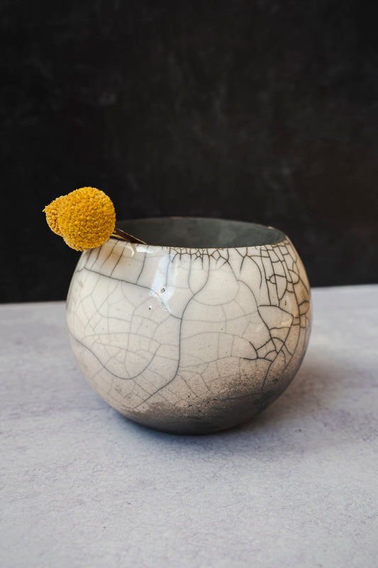 Raku Vase