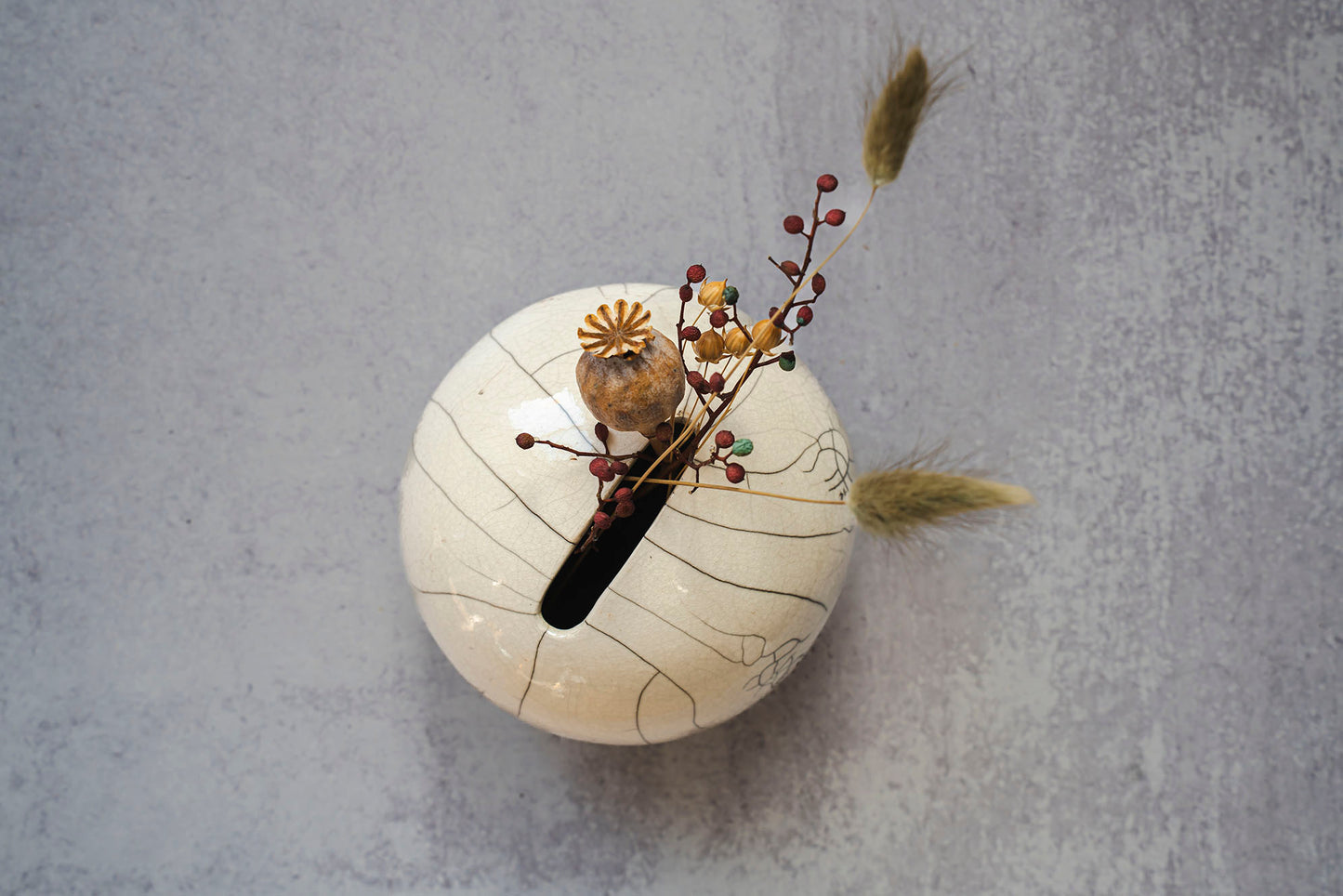 Raku Vase